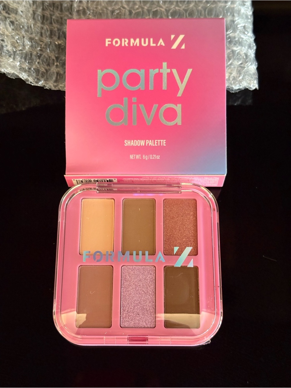 Formula Z Party Diva Eyeshadow Palette - Pink & Brown Shades